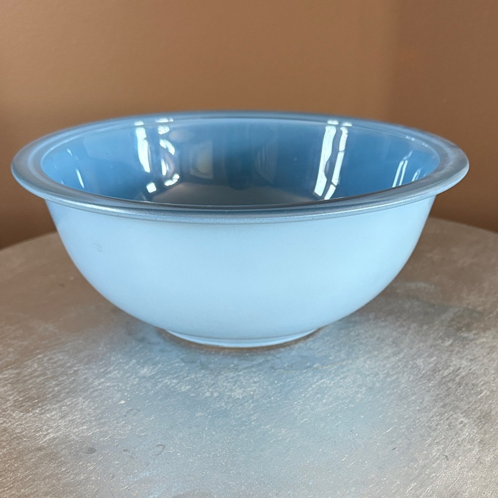 Vintage PYREX Light Blue Glass Mixing Bowl